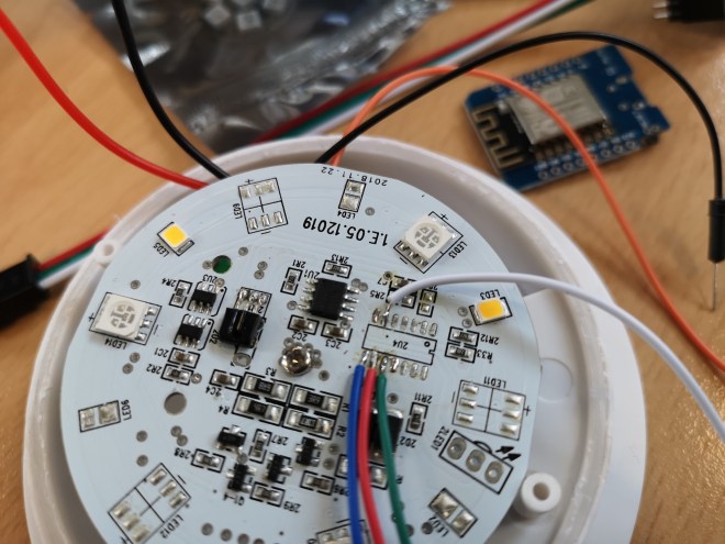 Controller chip removed