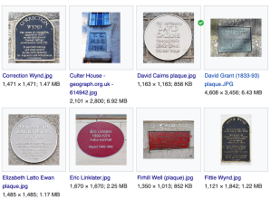 Some Aberdeen plaques