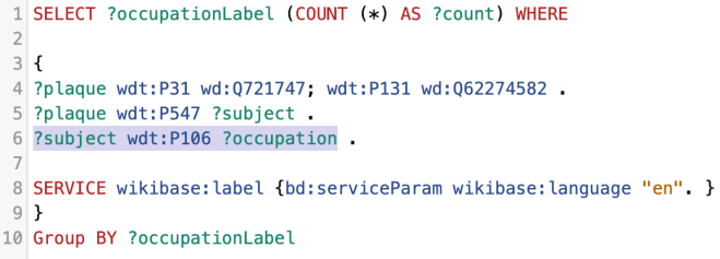 Plaques - Using Count()